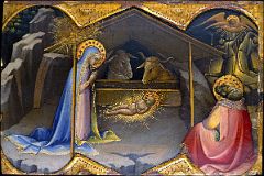 19 The Nativity - Lorenzo Monaco 1409 - Robert Lehman Collection New York Metropolitan Museum Of Art.jpg